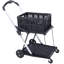 Chariot utilitaire pliable Chariots utilitaires pliables multi-usage à 2 niveaux avec paniers Carrito Para Supermercado Con Ruedas-126692575