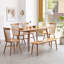 Banc de table en bois naturel pour salle à manger
