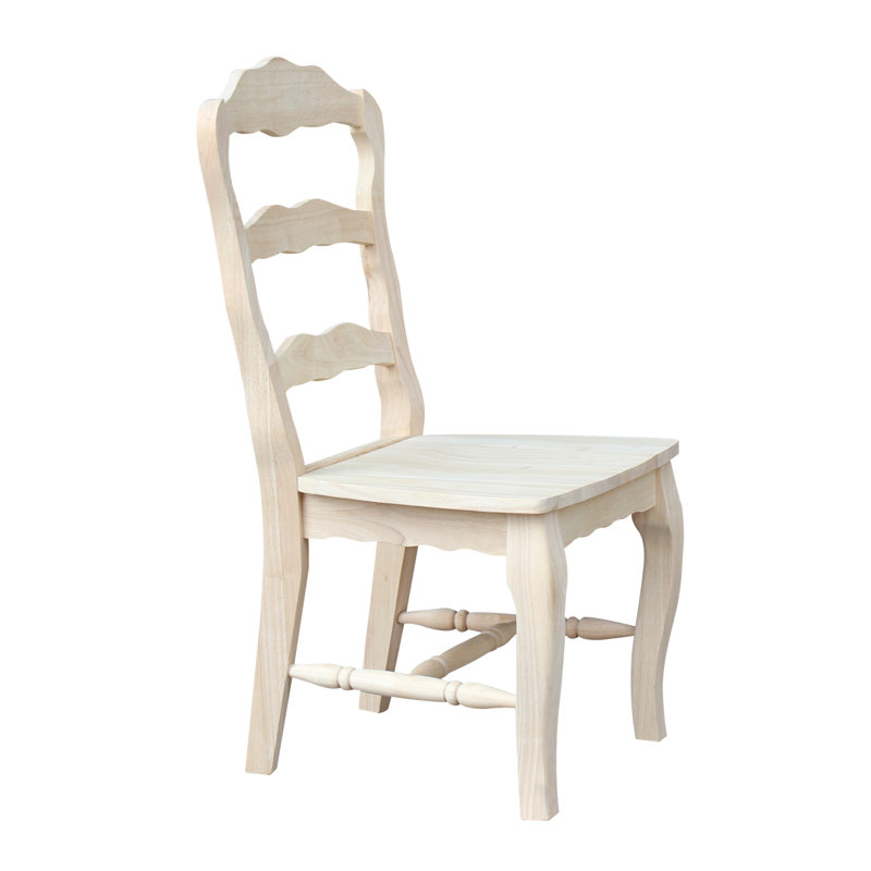  Chaise d'appoint en bois massif Icadarco