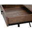 Bureau d'ordinateur, bureau personnel, ordinateur portable, tiroirs de rangement, L 48 po, stratifié de travail, métal, transitionnel-2040064988