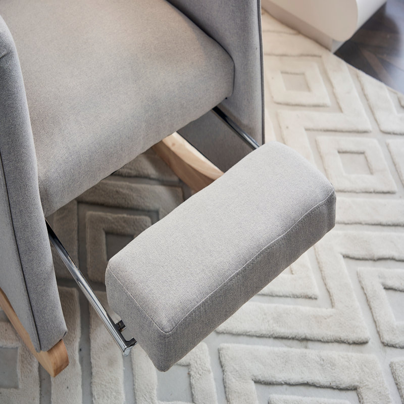 Accent Chairs, Light Gray Fabric