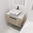 30 " Modern Design Float Bathroom Vanity With Ceramic Basin Set
