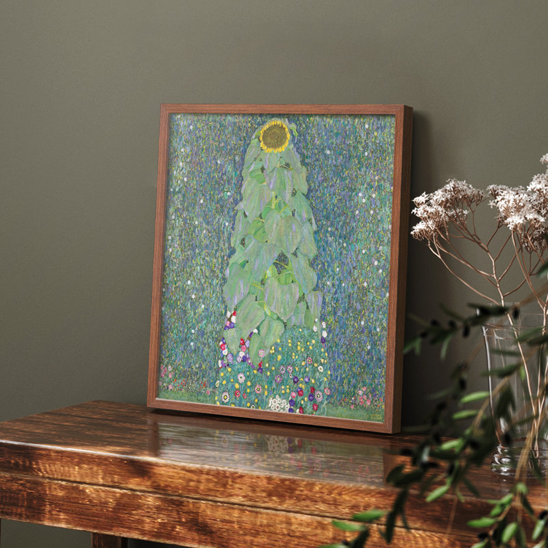 «Gustav Klimt XVIII» sur, Noyer, H 10 po x l 8 po