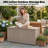 Decksplore 290 Gallons Water Resistant Resin Lockable Deck Box-137866575