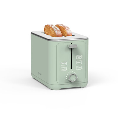 Martha Stewart 2 Slice Classic Toaster, Honeydew