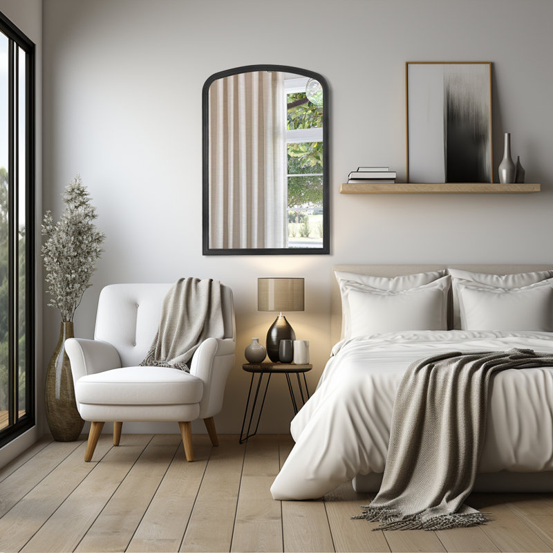 Miroir Chadwood, 36 po x 24 po, Noir