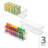 Stackable Fridge Storage Bin with Handle - Fridge and Freezer Organizer Bin for Snacks and Yogurt Pouches
