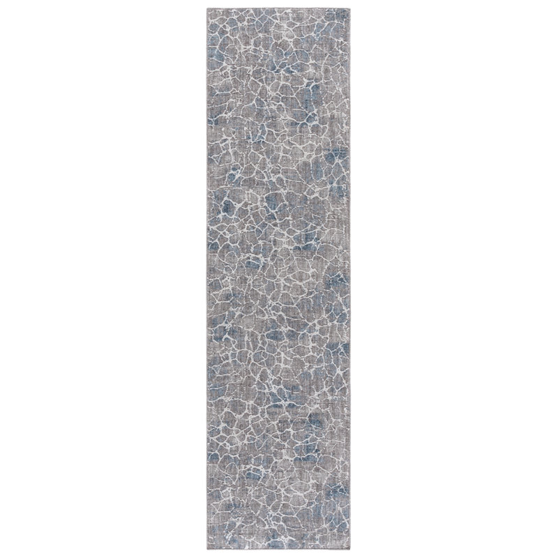 Finley Modern Performance Abstract Rug, Runner 2'2" x 10'