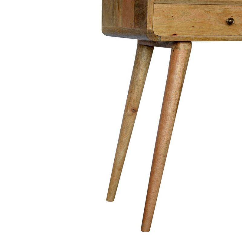 Console en bois massif 35,43 po Celest, Chêne
