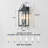 2-light Outdoor Wall Lantern with Clear Glass