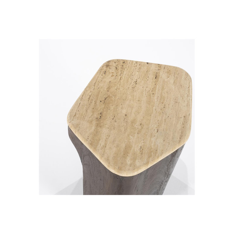 Stone End Table