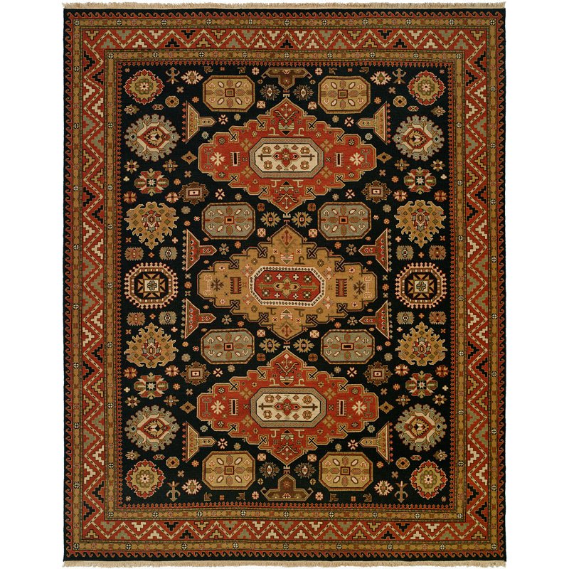 Wool Oriental Area Rug, Rectangle 12' x 18'