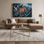 «Big Cats Rocky Mountain Cougar», art mural sur toile grise-1534490687