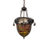 14" Wide Acorn & Oak Leaf Inverted Pendant