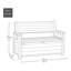 Keter Eden Bench Outdoor Storage Box-432377604