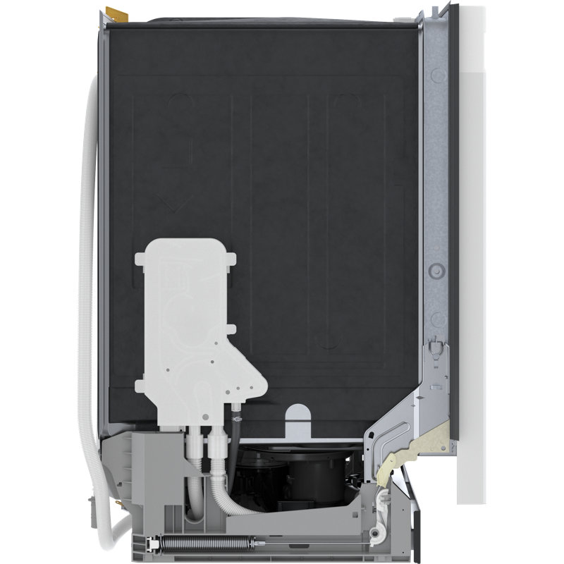 24" Recessed Handle 300 Series Dishwasher, White