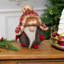 Gnome With Knitted Trapper Hat Christmas Figure - 7.75"