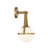 Ayyan 1-Light Wall Sconce in Brass-70337219
