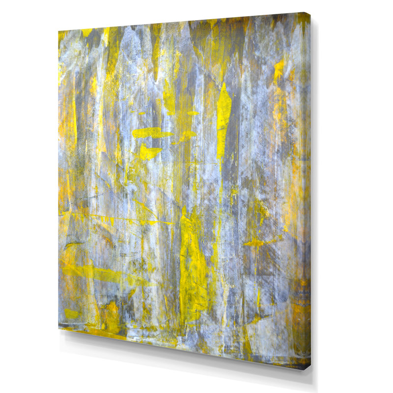 Fusion de X abstrait - Peinture, H 20 po x l 12 po, Toile tendue