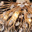 Lustre en cristal 6 lumières de luxe moderne