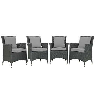 Modway Stopover Outdoor Patio Dining Chairs