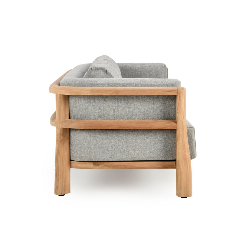Aston 82" Outdoor Sofa Natural/gray