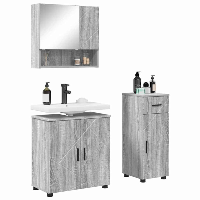 Bathroom Furniture Suite, Grey