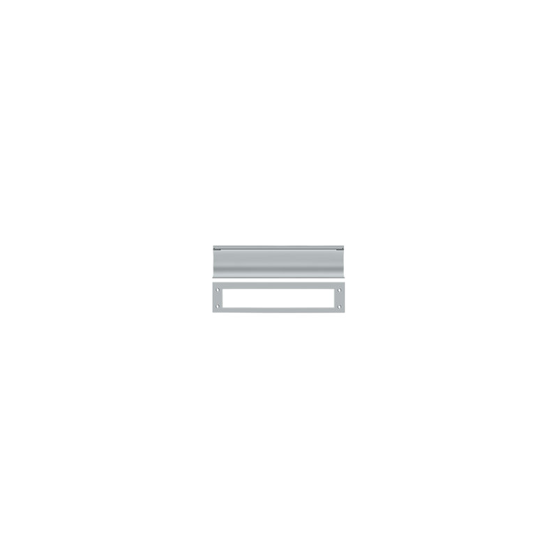 Deltana MS0030U26D Mail Slot; Heavy Duty; Satin Chrome Finish, Satin Chrome
