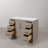 Kamila 48'' Single Bathroom Vanity with Carrara Marble Top-209933315