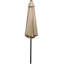 Parasol de marché octogonal 9 pi avec bouton-poussoir Delaplaine - Beige-1130741631