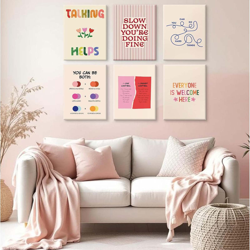 6 Piece Wrapped Canvas Print