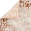 Abrienne Soft Shiny Border Orange/Grey Rug-419281952