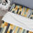 Yellow Striped Lines Pattern Duvet Cover-416759927