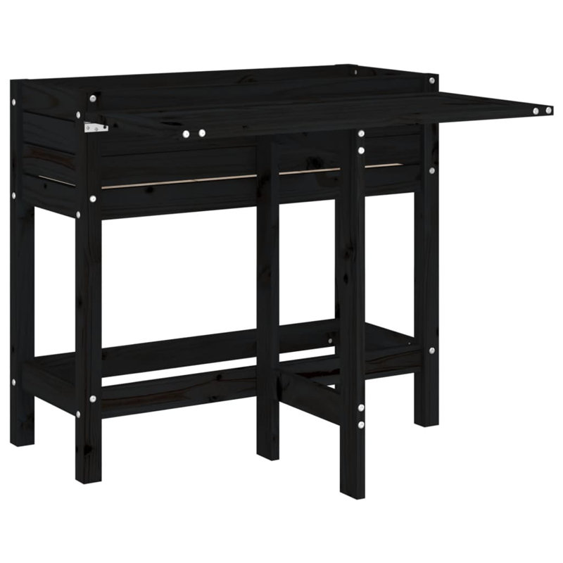 Brenika Elevated Planter, Black