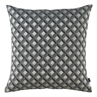 GMF Shanghai Geometric Woven Polyester Throw Cushion Cover With Zipper Pack Of 2 (Size: 18 X 18 Inch)