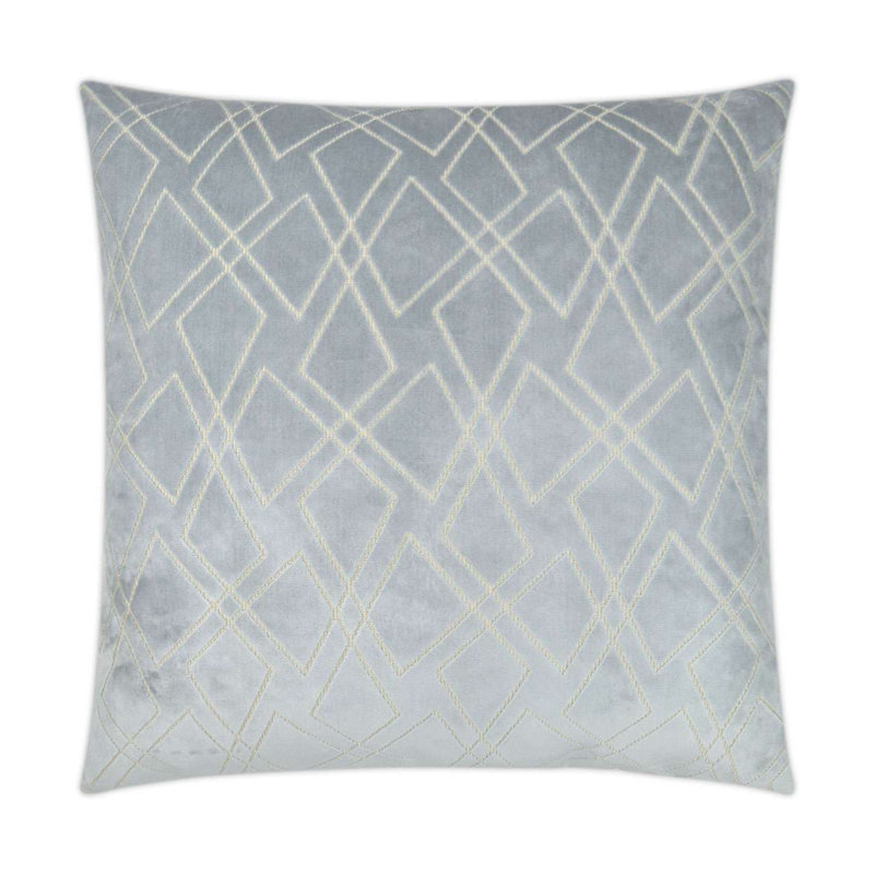 Shattered Pillow Cover & Insert, Glacier , Square 20"