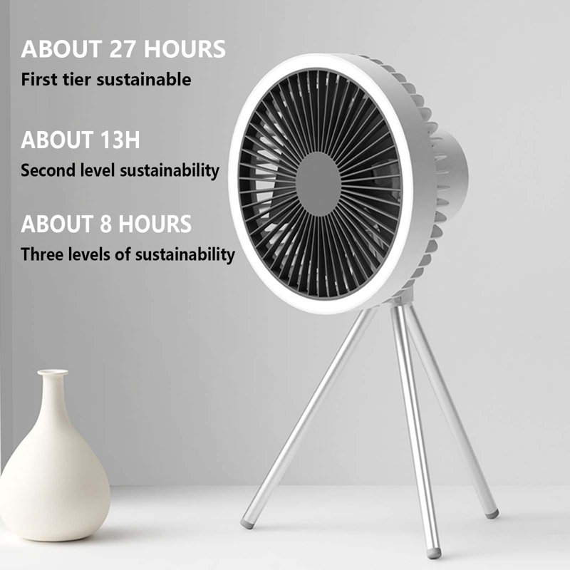 Ventilateur de trépied de bureau extérieur, B