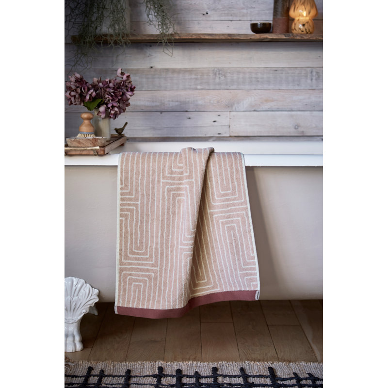 Cotton Blend, Pink, Hand Towel - 1 Pack