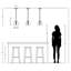 Luminaire suspendu 1 cloche pour une cloche Traymore