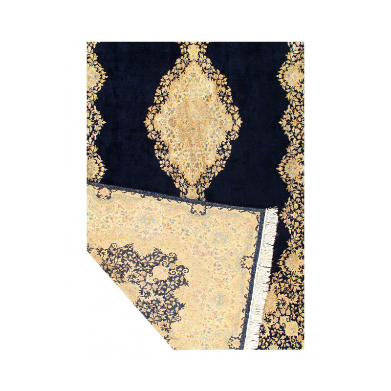 Tapis noir en laine 10 pi x 16 pi 9 po Maxton One-of-a-Kind
