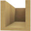 Block Block Woodgrain TimberThane Raider Tail, apprêté brun clair-88143514