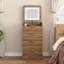Meuble-lavabo avec rangement en 1, MDF compact Modern Home