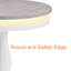 Table de bout en bois massif Armgard