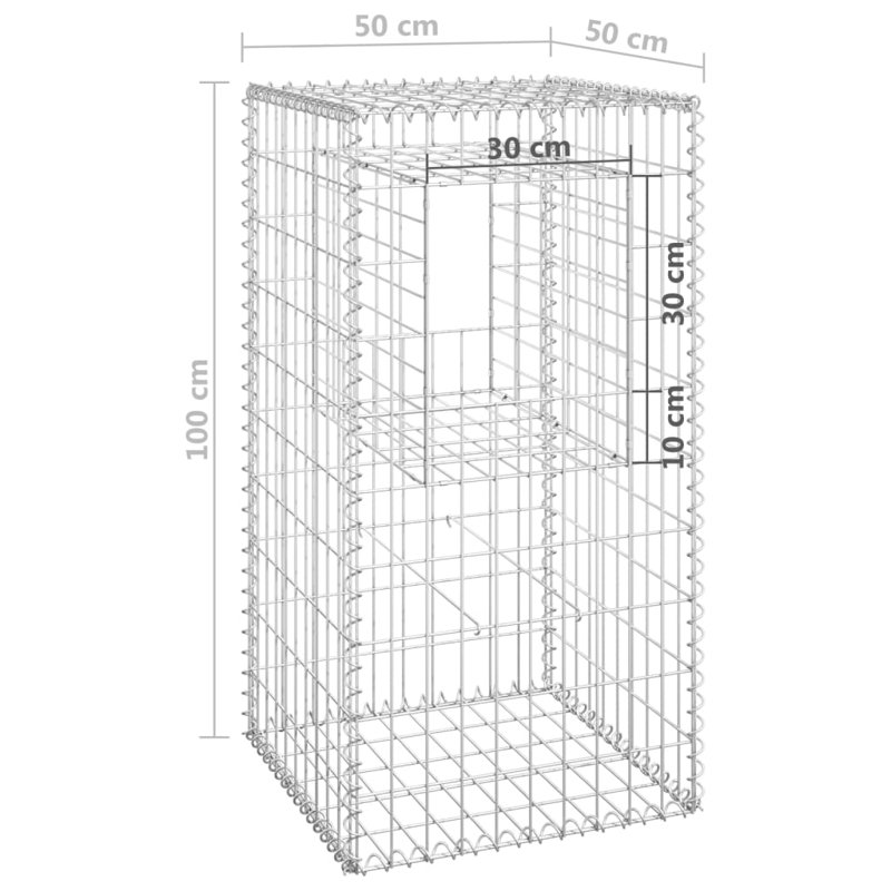 Aarylan 60 cm H x 40 cm W, 100cm H x 50cm W x 50cm D