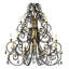 Lustre traditionnel de style bougie 32 lumières Serratina