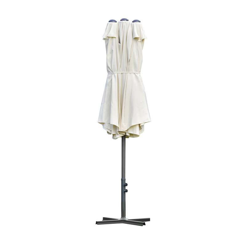 Sadie 270cm X 460cm Rectangular Cantilever Parasol, Cream
