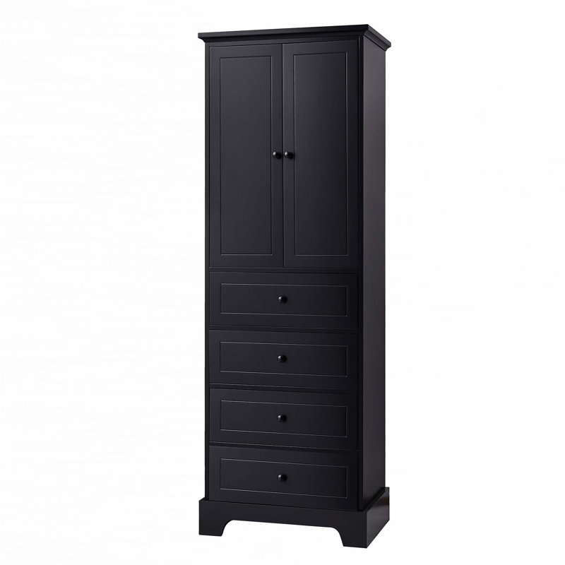 Line Cabinet With Adjustable Shelf, White