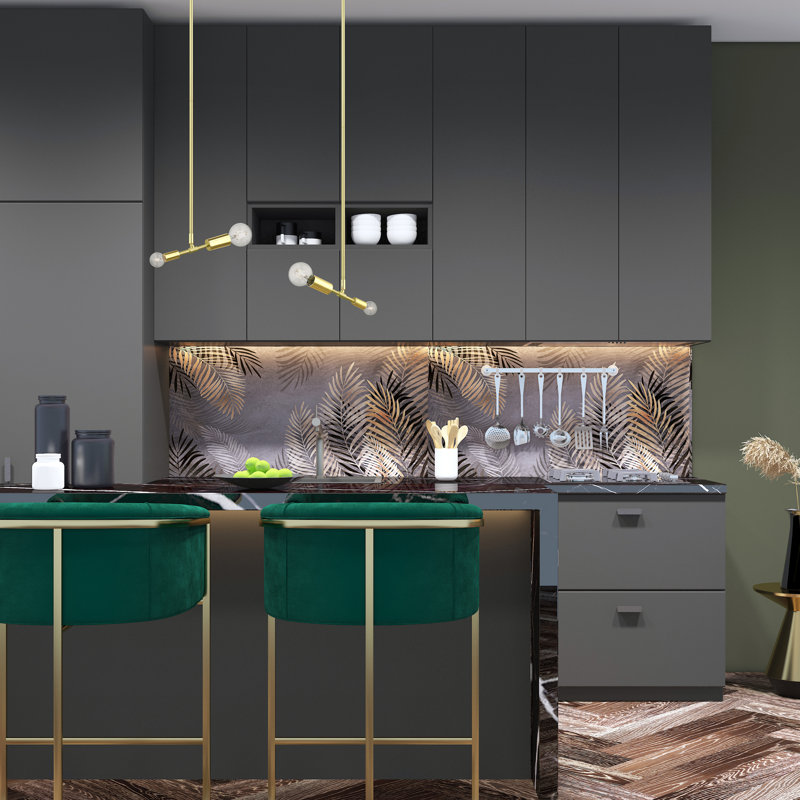 Zailen 2 - Light Unique/Statement Pendant, Satin Brass