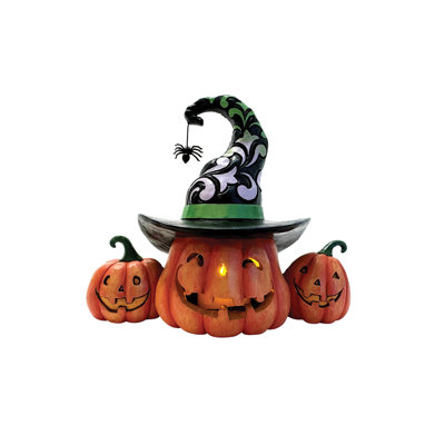 Figurine DEL Jack-O-Lantern de Jim Shore Heartwood Creek