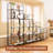 Lejon No Assembly Folding Etagere Bookcase-535560366-441723494